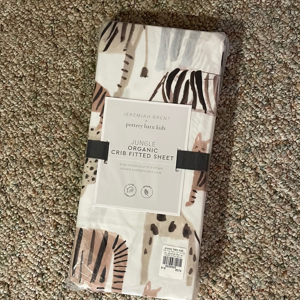 Pottery Barn Organic Cotton Crib Sheet